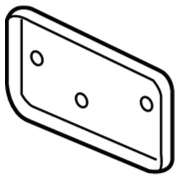 Lincoln 2L1Z-17A385-AB Bracket - License Plate
