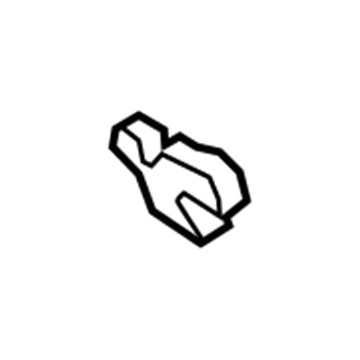 Ford 6E5Z-16B922-AA Hinge Seal, Front 6E5Z-16B922-AA Ford Hinge Seal, Front Illustration 1 of 1