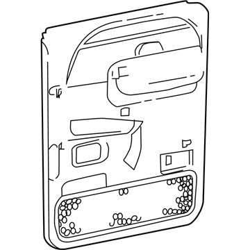 Ford F81Z-2627406-AAC Panel Assembly - Door Trim