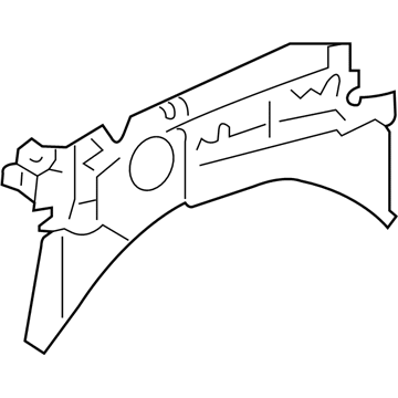 Lincoln 4L3Z-16K006-AA Front Fender - Rear