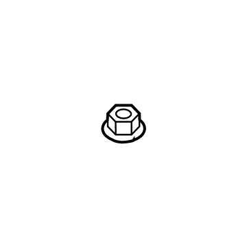 Ford -W520102-S440 Nut - Flanged