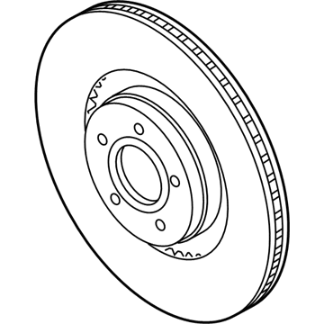 Ford Escape Brake Rotor - KU2Z-1V125-B