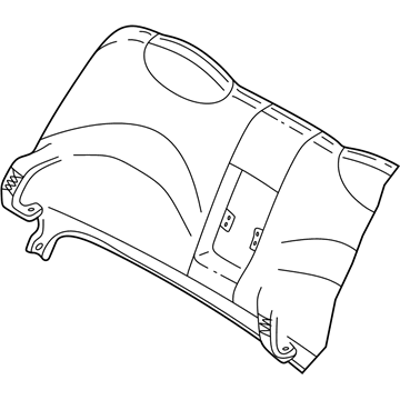 Ford 5W3Z-5466600-CAA Cover Assembly - Rear Seat