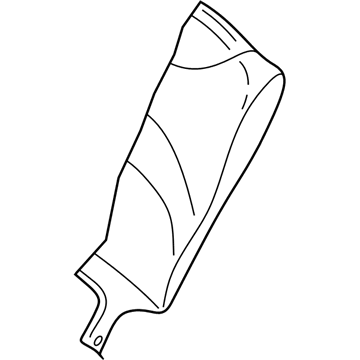 Ford 5W7Z-54672A18-AA Pad - Rear Seat Back