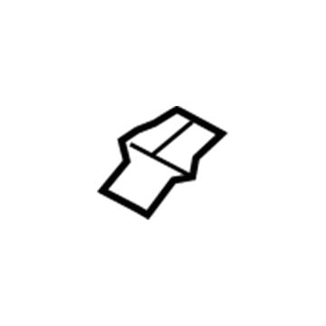 Ford 8A6Z-17496-A Cowl Top Panel Center Bracket 8A6Z-17496-A Ford Cowl Top Panel Center Bracket Illustration 1 of 1