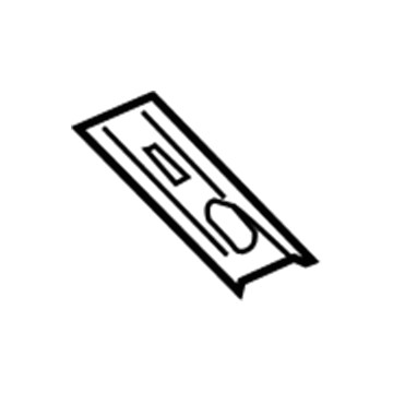 Mercury 7L8Z-7850222-A Reinforcement