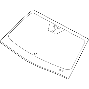 Ford 4R3Z-6303100-AA Glass - Windscreen