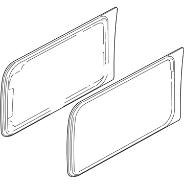 Lincoln 8L7Z-4029700-B Window Assembly - Side