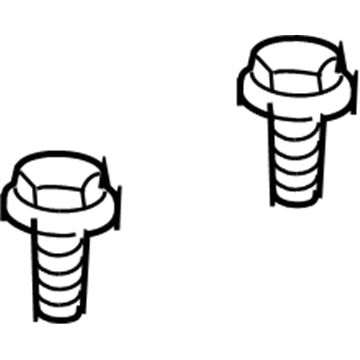 -W506441-S439 Ford Stabilizer Bar Bolt, Front Illustration 1 of 1