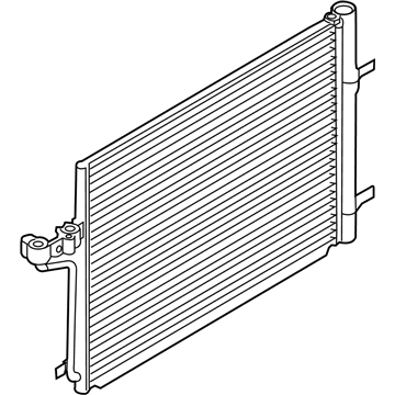 Ford CV6Z-19712-KB Condenser Assembly