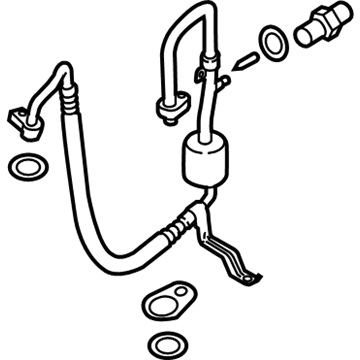 FV6Z-19972-A Ford Discharge Hose Illustration 1 of 1