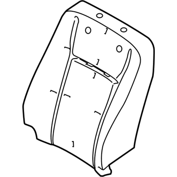 Ford FL3Z-1564811-A Pad - Seat Back