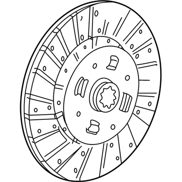 Ford F87Z-7550-AA Disc Assembly - Clutch