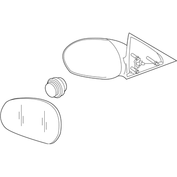 Ford 2L8Z-17682-CAB Mirror Assembly - Rear View Outer