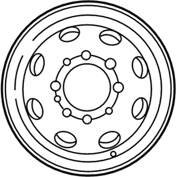 Ford F8UZ-1015-AA Wheel Assembly