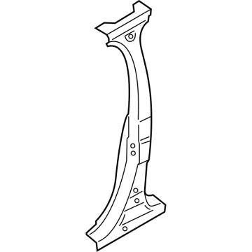Ford FT4Z-5824300-A Pillar Assembly - Center B Pillar