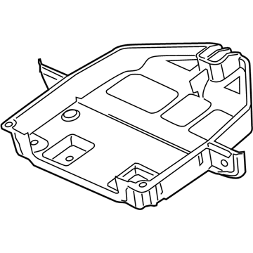 Ford BL3Z-12A659-A ECM Lower Bracket BL3Z-12A659-A Ford ECM Lower Bracket Illustration 1 of 1