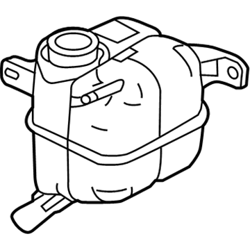 Ford AT4Z-8A080-CA Tank Assembly - Radiator Overflow