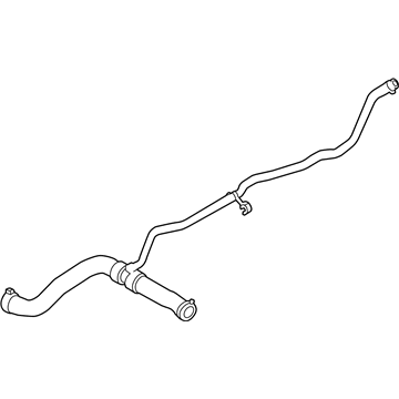 Ford Edge Coolant Reservoir Hose - DT4Z-8260-A