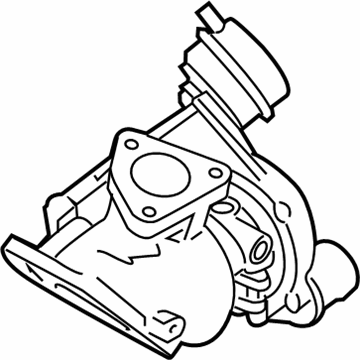 Ford LU2Z-6K682-B Turbocharger Assembly