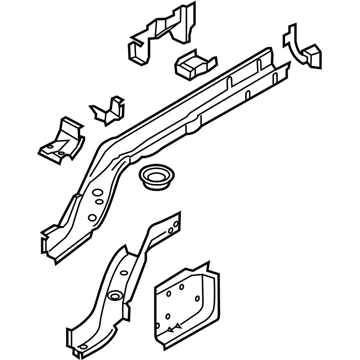 Ford FR3Z-6310124-A Member Assembly - Floor Side Rear