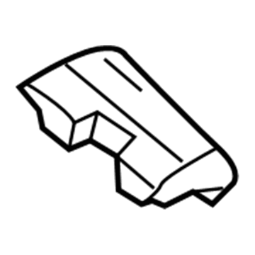 Ford CK4Z-99611B90-A Bezel - Seat Belt Guide Bracket
