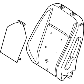 Ford CJ5Z-7864811-D Pad - Seat Back