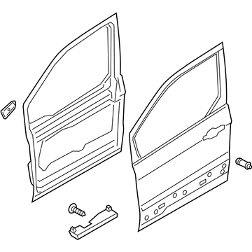 Ford KT1Z-6120124-F Door Assembly - Front