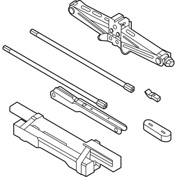 Ford NZ6Z-17080-A Jack Assembly - Lifting