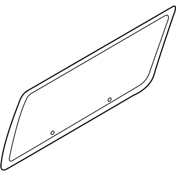 Ford F8UZ-1529727-AA Glass - Body Side Panel - Fixed