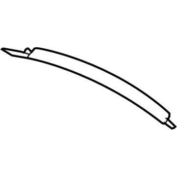 Ford 6L2Z-7841308-AAB Rear Molding, Camel 6L2Z-7841308-AAB Ford Rear Molding, Camel Illustration 1 of 1