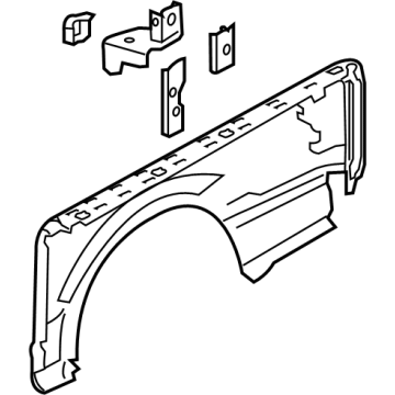 Ford ML3Z-9527840-B Panel - Body Side - Rear