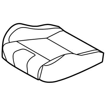 Ford CR3Z-6362900-CA Cover Assembly - Seat Cushion