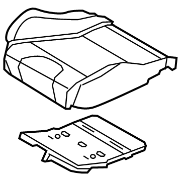 Ford CR3Z-63632A22-B Pad - Seat Cushion