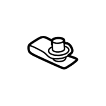 Ford -W710450-S439 Rear Bracket Retainer Nut -W710450-S439 Ford Rear Bracket Retainer Nut Illustration 1 of 1