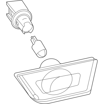 Ford NZ6Z-13A565-A Reflector Assembly