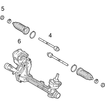 Ford E5BZ-3504-AM Gear Assembly - Steering