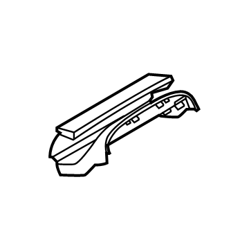 Ford M1PZ-7804321-AA Cover - Instrument Panel - Co-Driver