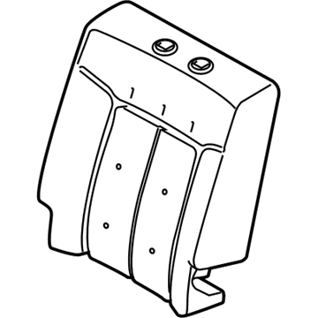 Ford BC3Z-2666800-B Pad - Rear Seat Back