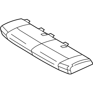 Ford BC2Z-1663804-DA Cover Assembly - Rear Seat Cushion