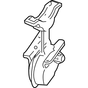 Ford 2L3Z-1A131-AA Spare Wheel Mounting