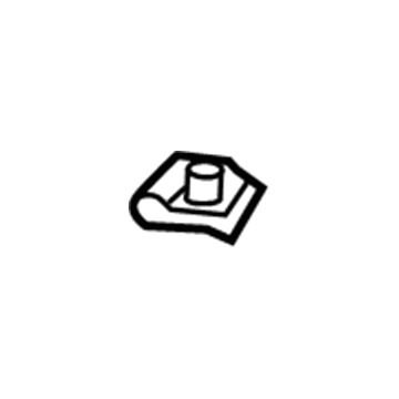 Ford -W707291-S439 Nut - Spring