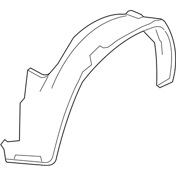 Ford 5L8Z-16103-AA Guard - Front Splash