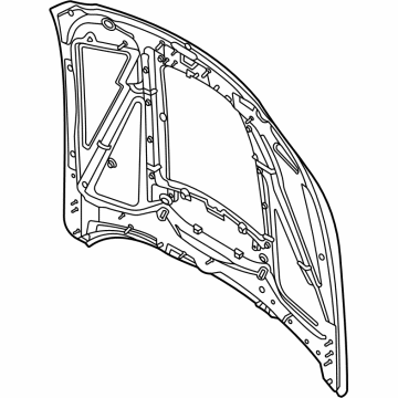 Ford KR3Z-16612-A Hood Assembly