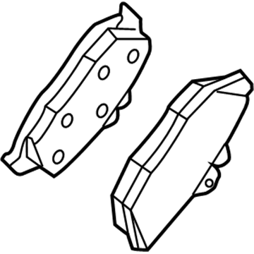 Ford 3R3Z-2200-AA Kit - Brake Shoe And Hardware