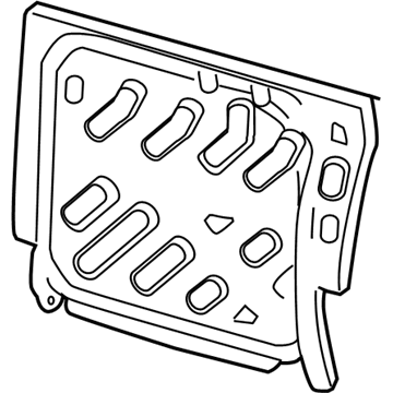 Mercury 5L8Z-78613A38-AB Frame - Rear Seat Back Retainer