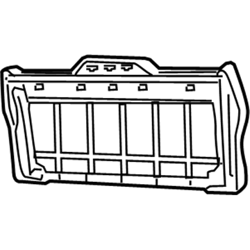 Ford 3F2Z-17613A38-AA Frame - Rear Seat Back