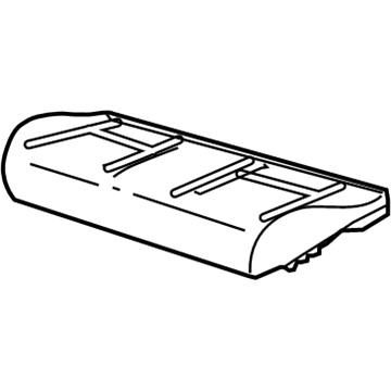 Ford 3F2Z-1763840-CA Pad - Rear Seat Cushion