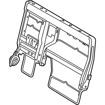 Ford BB5Z-78613A39-B Frame - Rear Seat Back Retainer