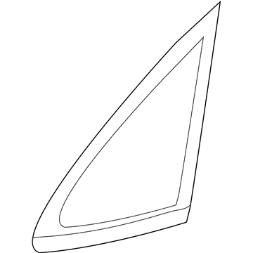 Ford AE8Z-5429710-A Glass - Quarter Window